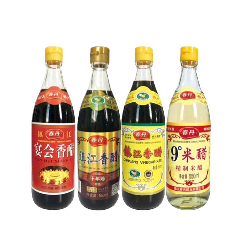 【春丹】镇江香醋(十年陈 镇江香醋(k型 宴会香醋 9°米醋550ml/瓶*