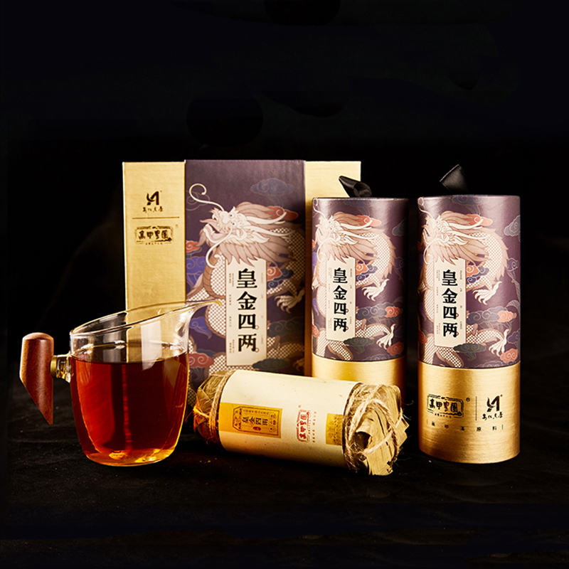 【高甲皇园】皇金四两 安化黑茶 150g/罐 2021年茶 茶叶 
