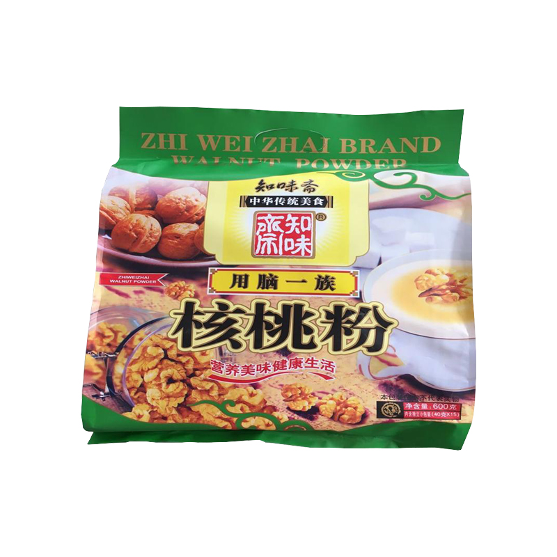 【知味斋】核桃粉 原料新鲜 用心研磨 营养丰富 口感香醇(600g/袋)